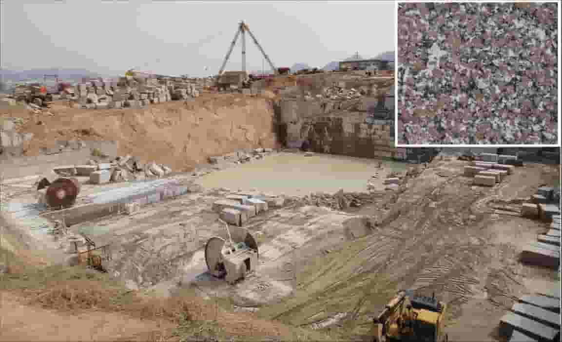 花岗石--粉红玫瑰矿