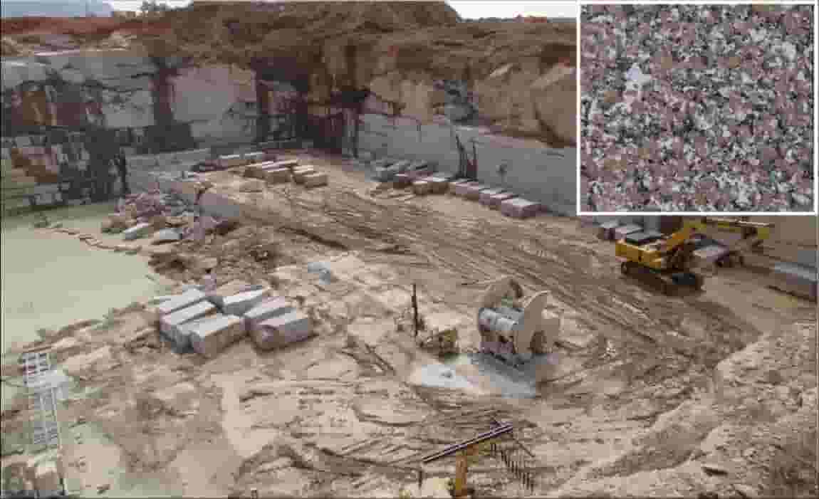 花岗石--粉红玫瑰矿